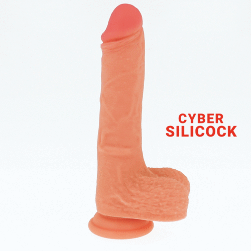 CYBER SILICOCK - CONNOR ULTRA REALISTIC SOFT LIQUID SILICONE 20.5 CM -O- 3.7 CM