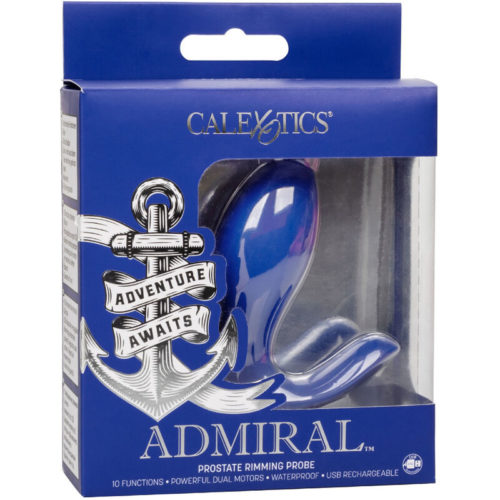 CALEXOTICS - ADMIRAL RIMMING PROSTATE STIMULATOR  VIBRATOR BLUE - Image 5