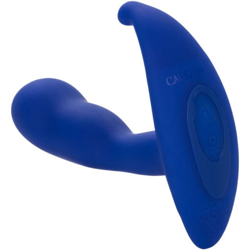 CALEXOTICS - ADMIRAL CURVED ANAL STIMULATOR  VIBRATOR BLUE - Image 3