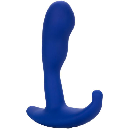 CALEXOTICS - ADMIRAL CURVED ANAL STIMULATOR  VIBRATOR BLUE