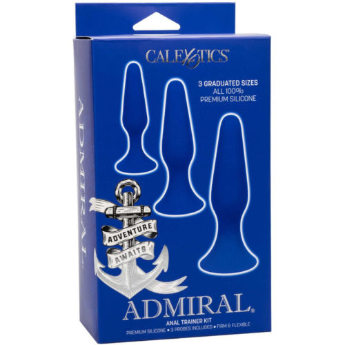 CALEXOTICS - ADMIRAL KIT 3 ANAL PLUG BLUE - Image 4