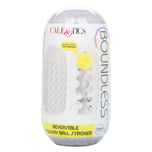 CALEXOTICS - BOUNDLESS REVERSIBLE SQUISHY BALL STROKE GREY - Image 2