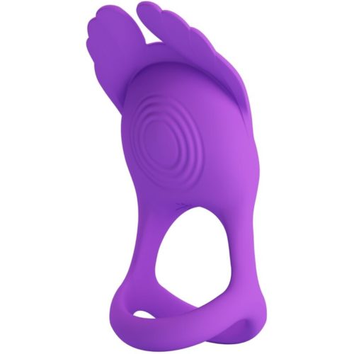 PRETTY LOVE - SILAS VIBRANT PENIS RING 7 VIBRATIONS PURPLE SILICONE