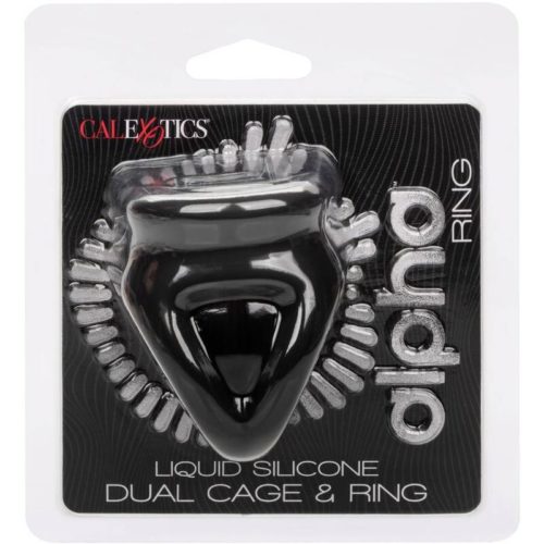 CALEXOTICS - ALPHA DUAL CAGE RING BLACK - Image 2