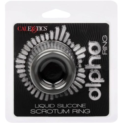 CALEXOTICS - ALPHA SCROTUM STRETCHING RING BLACK - Image 2