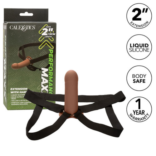 CALEXOTICS - PERFORMANCE MAXX EXTENSION WITH HARNESS BROWN SKIN - Bild 2