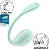 Satisfyer Smooth Petal Water – stimulator, appstyrd, grön