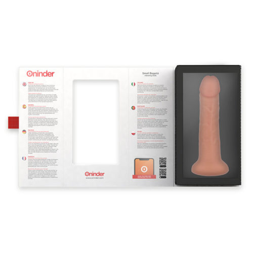 ONINDER - SMALL BOGOTÁ VIBRATOR DILDO 9 SPEEDS NATURAL 17.5 CM -O- 4 CM - FREE APP - Image 5