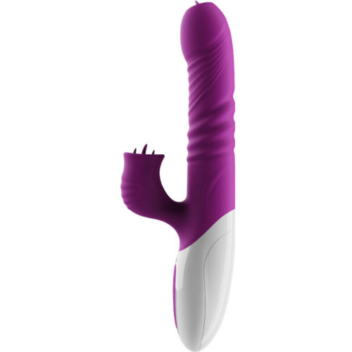 ARMONY - DOUBLE TONGUE VIBRATOR  THRUSTING VIOLET HEAT EFFECT - Bild 2