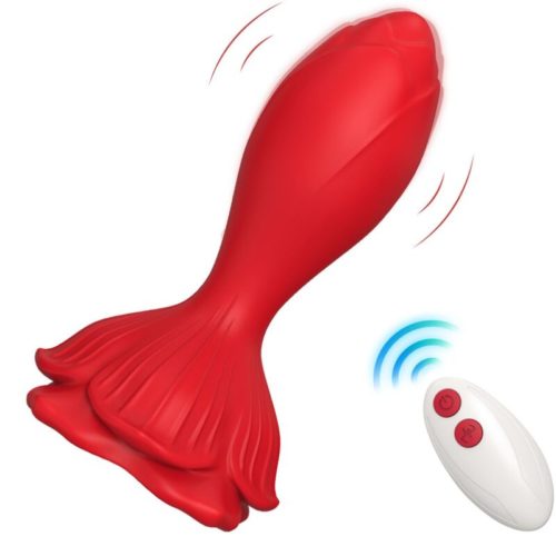 ARMONY - PINK VIBRATOR  ANAL PLUG SMALL REMOTE CONTROL RED