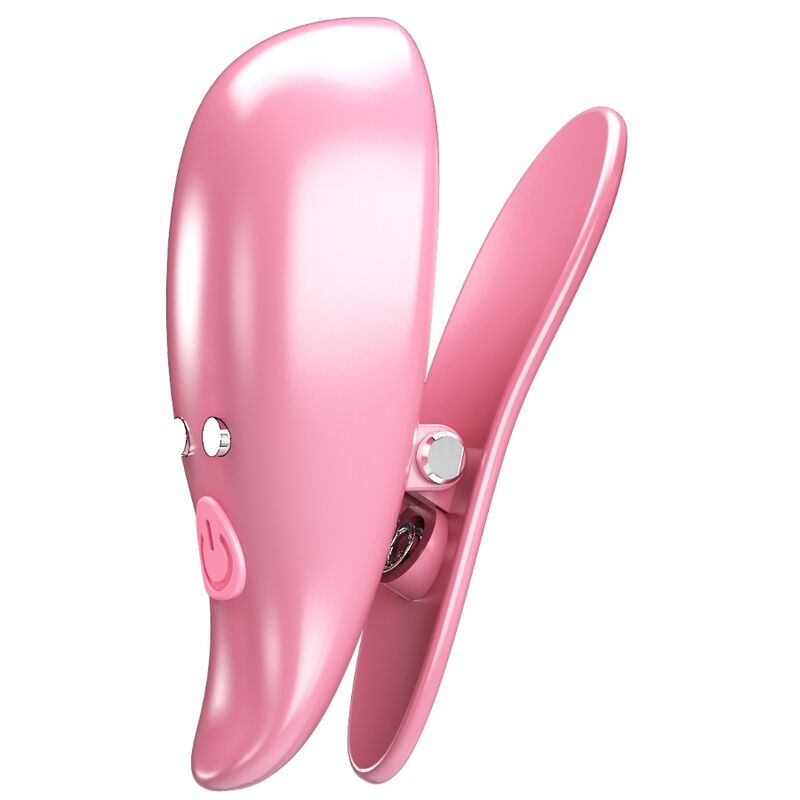 PRETTY LOVE - LEAF VIBRATING NIPPLE CLAMPS PINK - Bild 2