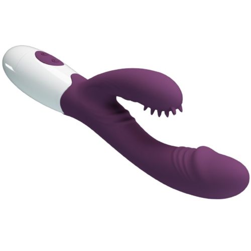 PRETTY LOVE - ANDRE RABBIT VIBRATOR  G-POINT STIMULATOR PURPLE - Image 5