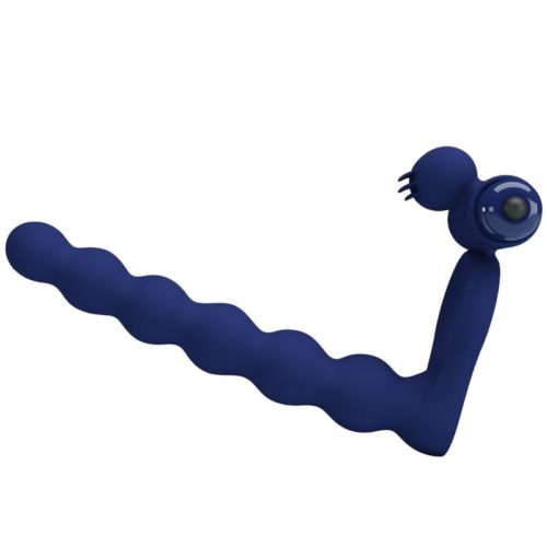 PRETTY LOVE - AJMAL VIBRATING RING WITH PLUG BLUE - Image 2