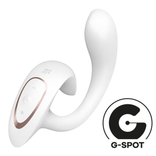 SATISFYER - G FOR GODDESS 1 RABBIT VIBRATOR WHITE