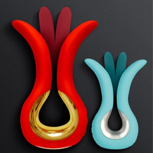 G-VIBE - GVIBE MAXI VIBRATOR WITH TWO FLEXIBLE TIPS CORAL - Image 3