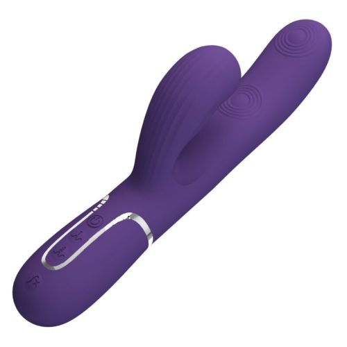 PRETTY LOVE - PERLITA G-SPOT VIBRATOR 3 IN 1 MULTIFUNCTION PURPLE - Image 4