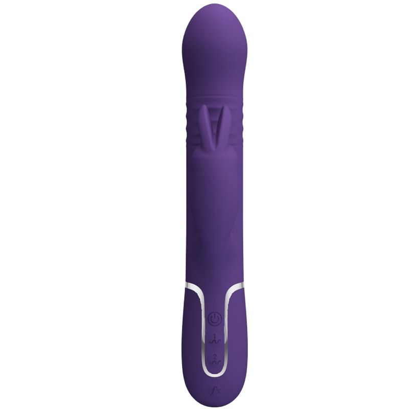 PRETTY LOVE - COALE RABBIT VIBRATOR 4 IN 1 PURPLE - Image 3