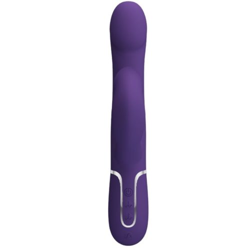 PRETTY LOVE - ZALIN RABBIT VIBRATOR PEARLS 4 IN 1 PURPLE - Bild 3