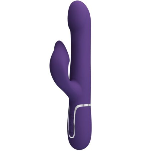 PRETTY LOVE - ZALIN RABBIT VIBRATOR PEARLS 4 IN 1 PURPLE - Bild 2