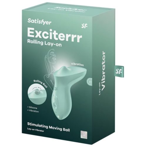 SATISFYER - EXCITERRR LAY-ON CLITORIS MINT VIBRATOR - Image 5