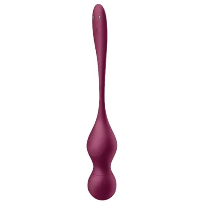 SATISFYER - LOVE BIRDS VARY VIBRATING BALLS FREE APP WINE RED - Image 3