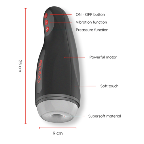 ONINDER - SEOUL RECHARGEABLE MALE MASTURBATOR 10 SPEED - FREE APP - Bild 3