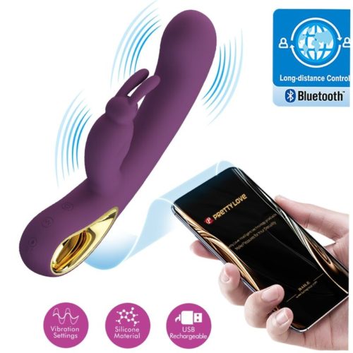 PRETTY LOVE - LIAM RABBIT VIBRATOR  G SPOT STIMULATOR PURPLE