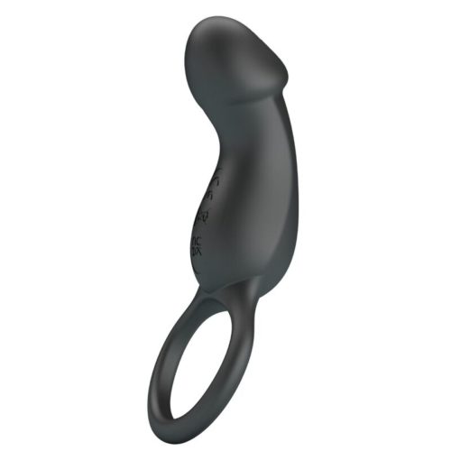 PRETTY LOVE - TRAE VIBRATING BLACK RING WITH STIMULATOR - Bild 3