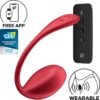 Satisfyer Shiny Petal Point – G-punktsvibrator, appstyrd, röd