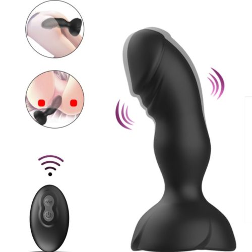 ARMONY - EXTREME A BLOOM ROSE VIBRATOR  ANAL PLUG REMOTE CONTROL BLACK - Image 4