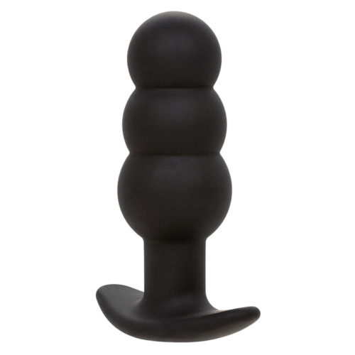 CALEXOTICS - ROCK BOTTOM BEADED ANAL PLUG 10 VIBRATIONS SILICONE BLACK - Bild 2