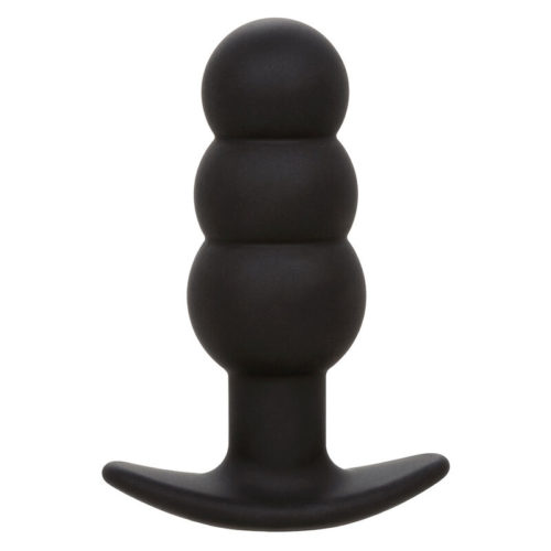 CALEXOTICS - ROCK BOTTOM BEADED ANAL PLUG 10 VIBRATIONS SILICONE BLACK - Bild 3