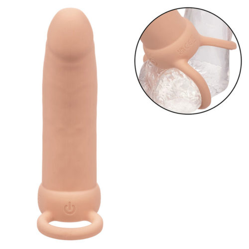 CALEXOTICS - MAXX THICK DUAL PENETRATOR 10 VIBRATIONS FLESH - Image 3