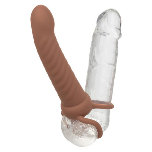 CALEXOTICS - MAXX RIBBED DUAL PENETRATOR 10 VIBRATIONS BROWN - Bild 5