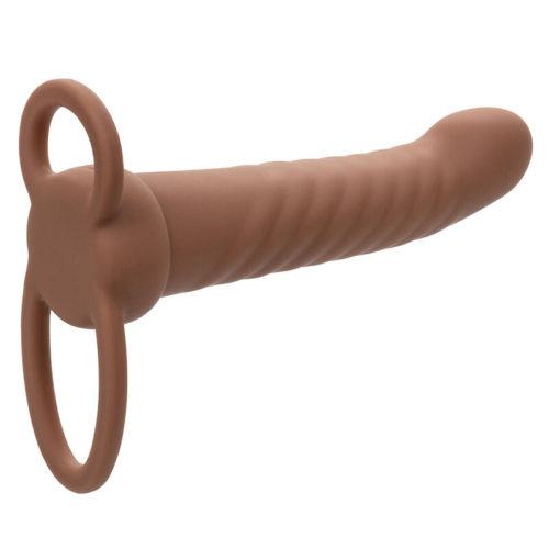 CALEXOTICS - MAXX RIBBED DUAL PENETRATOR 10 VIBRATIONS BROWN - Bild 3