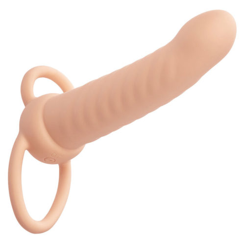 CALEXOTICS - MAXX RIBBED DUAL PENETRATOR 10 VIBRATIONS FLESH - Bild 2