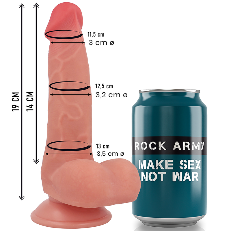 ROCKARMY - LIQUID SILICONE FOX 19 CM -O- 3.2 CM - Image 3