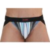 Burn 009 – flerfärgad jockstrap med svart, S – produktbild 1