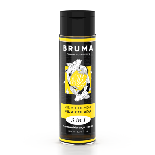 BRUMA - PREMIUM MASSAGE HOT OIL PINA COLADA 3 IN 1 - 100 ML