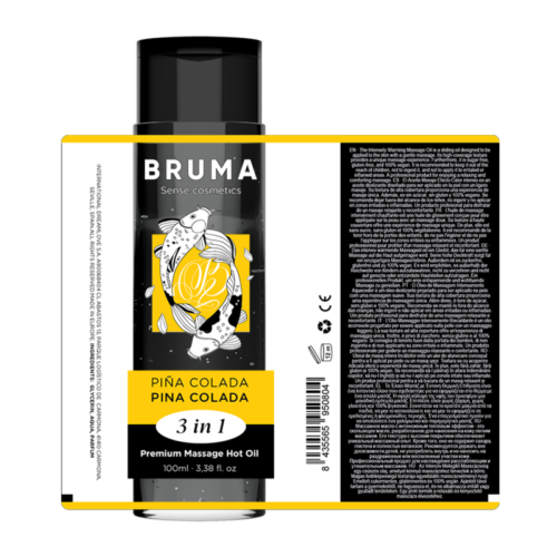 BRUMA - PREMIUM MASSAGE HOT OIL PINA COLADA 3 IN 1 - 100 ML - Image 5