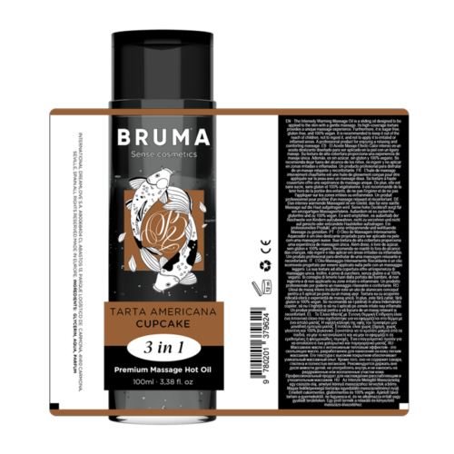 BRUMA - PREMIUM MASSAGE HOT OIL CUPCAKE 3 IN 1 - 100 ML - Image 5