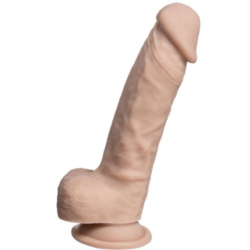 SILEXD - MODEL 1 REAL SKIN REALISTIC PENIS THERMO REACTIVE 17.8 CM FLESH - Bild 3