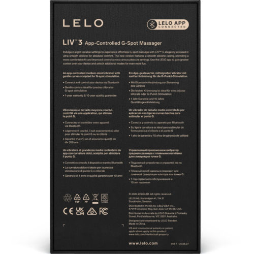 LELO - LIV™ 3 G-SPOT STIMULATOR BLUE - Image 4