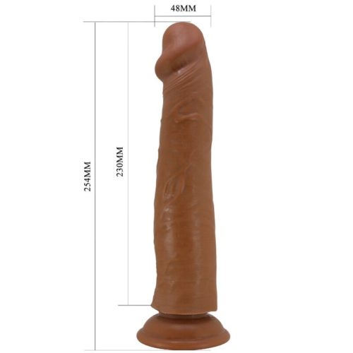 PRETTY LOVE - SHARIFE REALISTIC DILDO 25 CM BROWN - Bild 5