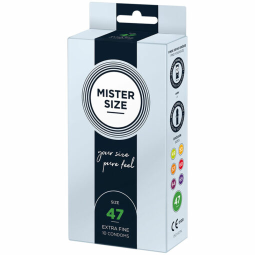 MISTER SIZE - CONDOMS SIZE XS 47 MM (10 UNITS) - Image 2