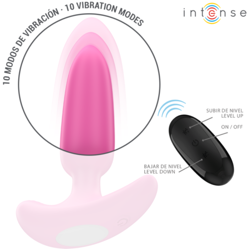 INTENSE - ROSS ANAL PLUG 10 VIBRATIONS PINK REMOTE CONTROL - Bild 5