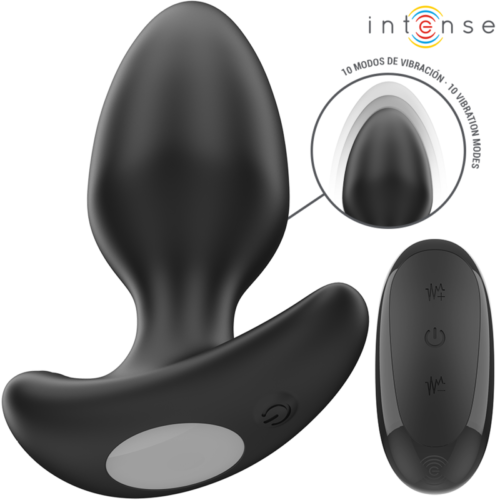 INTENSE - JOEY ANAL PLUG 10 VIBRATIONS BLACK REMOTE CONTROL - Bild 2