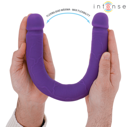 INTENSE - GUNTER DILDO DOUBLE VIBRATOR 40 CM PURPLE REMOTE CONTROL - Bild 4