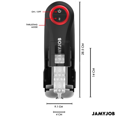 JAMYJOB - GRAVITY AUTOMATIC VAGINA MASTURBATOR 5 THRUSTING MODES AND SOUND EFFECT - Image 4