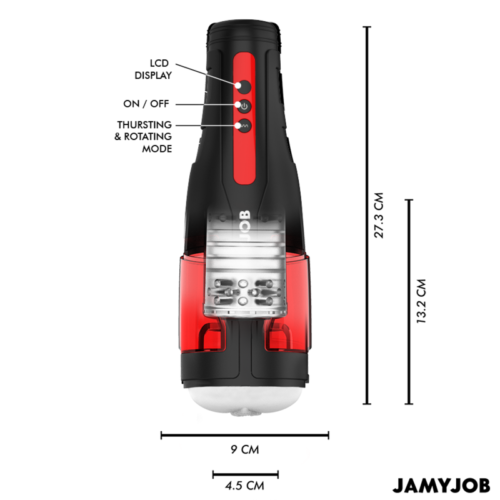 JAMYJOB - CYCLONE AUTOMATIC VAGINA MASTURBATOR 10 ROTATION AND THRUST MODES - Image 3